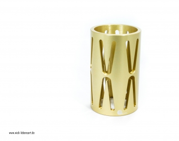 Design Windlicht goldfarben