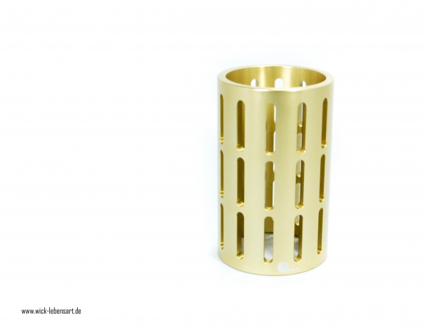 Design Windlicht goldfarben