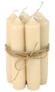 Ib Laursen - Stabkerze cremefarben - 6er SET